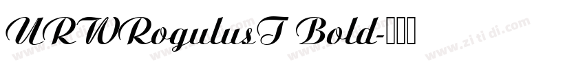 URWRogulusT Bold字体转换